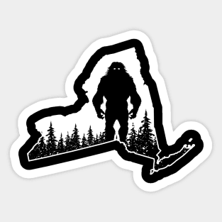 New York Bigfoot Sasquatch Sticker